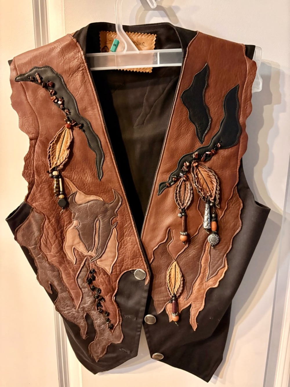 Vintage Western Style Vest by Artist Pietra C. Wall